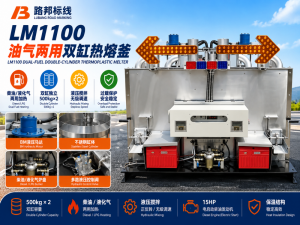 油气两用双缸热熔釜